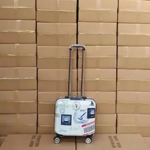 14寸小號登機箱 迷你輕便行李箱 16寸18寸出差旅行箱包 密碼皮箱子 拉桿箱