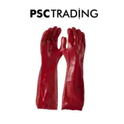 Maxisafe Red PVC Gauntlet - 45cm