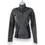 NILS Active Lifestyle Long Sleeve 1/4 Zip Workout Top 8507 Lisa XS/S MSRP $105