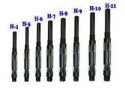 8 Pcs Set Adjustable Hand Reamers H4 - H11 , 15/32" To 1-1/16” with box