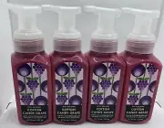 Bath & Body Works Cotton Candy Grape Foaming Hand Soap 8.75 Oz x4