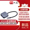 【 大林電子 】 PX 大通 TYPE-C轉HDMI影音轉換器 手機平板筆電 投射至 HDMI電視投影機 UCH1H