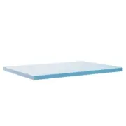 Zinus Mattress Topper 2" King Size Medium No Pocket Gel Memory Foam Cooling Blue