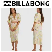 BNWT BILLABONG COSMIC MIDI SKIRT & TOP SET (XS/6) RRP $170 NEW SEASON