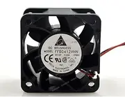 Compatible for Delta FFB0412VHN 12V 0.24A 4028 4cm 2-Wire Cooling Fan