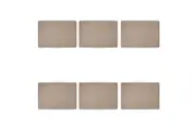 6x Maxwell and Williams Table Accents Textured Placemat 43x30cm - Beige