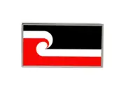 Maori Flag (New Zealand) flag Lapel Pin Badge
