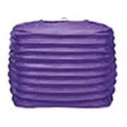 2 purple paper square lanterns 8" wedding party decorations