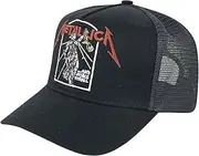 [Metallica] Baseball Cap And Justice for All Official Black Snapback Trucker One Size
