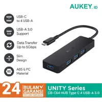 在飛比找蝦皮購物優惠-Aukey 4 端口 USB 3.0 Hub CB-C64 