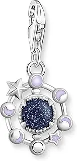 [Thomas Sabo] Moon Phase Charm Pendant with Imitation Sandstone