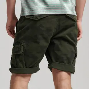 【Superdry】男裝 休閒短褲 VTG CORE CARGO SHORT(深迷彩)