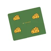 Mouse Pad Small Leather Simple Ins Pattern Male And Female Office Notebook Cute Mouse Pad Waterproof Non-Slip Office Desk Mat