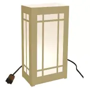 LumaBase 61510 Electric Luminaria Kit, Gold Window