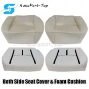 For 2003-2006 Tahoe Suburban Yukon Front Bottom Seat Cover & Foam Pad Light Tan