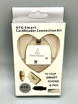 New OTG Smart Card Connection Kit Reader Adapter SD to Micro USB Port for Phone