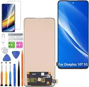 Replacement Display for Oneplus 10T 5G LCD Screen TFT, CPH2415 CPH2413 CPH2417 Display Screen Touch Digitizer Assembly Repair Parts Kit (Without Fingerprint)