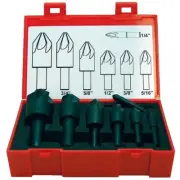 Keo 1/4",5/16",3/8",1/2",3/4",5/8",1"x90 Deg 6 FL M42-8% Cobalt Countersinks Set