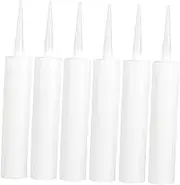6Pcs Refillable Empty Caulking Tubes Flexible Sealant for Tile and Grout Repairs Convenient and Durable Caulk Tubes for Home Improvement Projects
