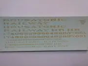 The Herald King HO Decal "Housatonic Railway" ~ TS
