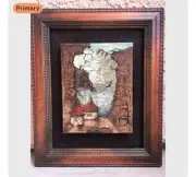 “Eagles’ Nest,” By Tazz Original Mixed Media Painting Framed 18” X 15”