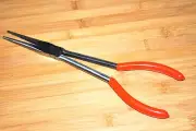 LONG NOSE PLIER 11 INCHES LONG,HIGH LEVERAGE POLISH COATED HANDLE