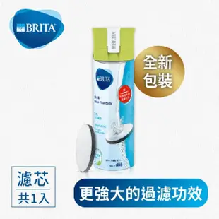 【BRITA官方】Fill&Go 隨身濾水瓶600ml(內含1入濾片)