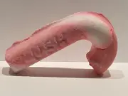 NEW LUSH CANDY CANE REUSABLE BUBBLE BAR 2.8 OZ