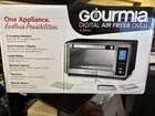 Gourmia Digital 4-Slice Toaster Oven Air Fryer with 11 Cooking Functions (READ)