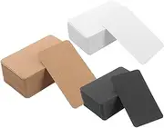 OFFSCH 300Pcs Blank Note Cards for DIY Projects Scrapbooking Learning Lightweight Easy to Write for Creative Card Making Includes Paper