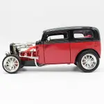 路鷹一鳴1:18 福特A型 紅色1931年 復古老爺車仿真合金車模 收藏