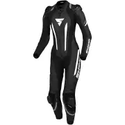 Miura RS Ladies Black White 1PC Leather Motorcycle Suit
