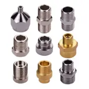 9pcs Airbrush Adapter Kit Multi-Size Fitting Connector Set for airbrush air hose