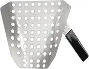 QANYEGN Popcorn Speed Scoop, Stainless Steel Quick Fill Scooper, Kernel Sifting Speed Scoop for Snacks, Candy, Dessert, Food, Ice