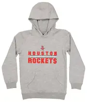 Outerstuff Houston Rockets NBA Youth Boys (8-20) Rough Road Hoodie, Grey