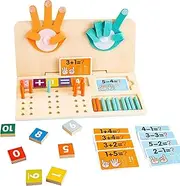 Preschool Learning Activities,Educational Math Number Counting Blocks - Fine Motor Sensory Skills Activity Games for Boys Girls Kids Early Development Homeschool