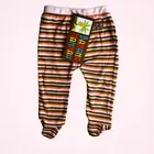 Banana Hannah Baby Girls Striped Organic Cotton Footed Harem Pants NB 12 Lbs