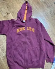 Boys Virginia Hokies Majestic Jacket Size 18-20