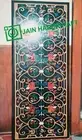 48"x24" black Marble Table Top side Coffee Dining Inlay Lapis Mosaic antique l2