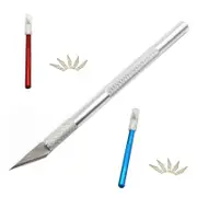 Cutter Metal Handle Engraving Tool Craft Knife With 5 Blade Scalpel