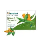 2 PC Himalaya Neem & Turmeric Soap ( 125 Gram ) Improves skin tone With Turmeric