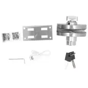 Electronic Smart Fingerprint Glass Door Lock For Home Office Glass Door 3.7V