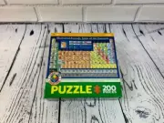 EuroGraphics Periodic Table Illustrated Jigsaw Puzzle 200-Piece