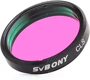 SVBONY Telescope Filter 1.25 inches CLS City Light Pollution Reduction Filter Broadband Suitable for Deep Sky Visual Astronomical Photography