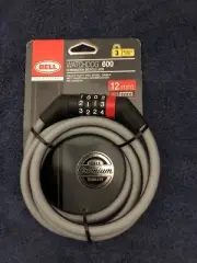 BELL WATCHDOG 600 COMBINATION BICYCLE LOCK 5' FOOT LENGTH NEW