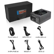 1600W PSU Fully Modular Mining Power Supply for ETH BTC Mining Rig&ATX PC Case