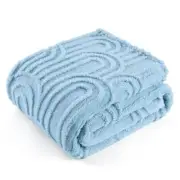 Throw Blanket for Couch - Super Soft Cozy Blankets for Throw (50" x 60") Blue