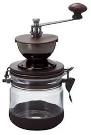 HARIO Canister Ceramic Coffee Mill CMHN-4 Glass Container Canister F/S w/Track#