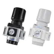 Mindman Pneumatic MAR Air Pressure Regulator with bracket & gauge 1/8" 1/4" 1/2"
