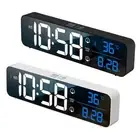 Digital Clock for Bedroom LED Desk Alarm Clock Large Display with Temperature